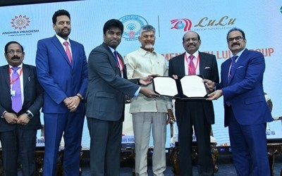 Lulu announces major investments in Andhra Pradesh; Yusuffali M.A. signs MoU with CM Chandrababu Naidu